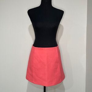 Zara Orange Pink Pencil Skirt